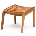 Teak Gartenhocker Bild 1