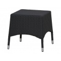 Gartenhocker schwarz45x45x45cm Bild 1