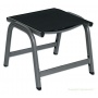 Kettler Gartenhocker 55x53x44cm silber anthrazit Bild 1