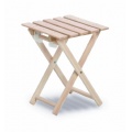 Gartenhocker Buchenholz natur Bild 1