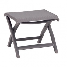 BEST Gartenhocker anthrazit matt Bild 1
