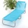Gartenliege Alu 188x60x30cm Bild 1