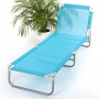 Gartenliege Alu 188x60x30cm Bild 1