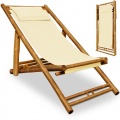 Gartenliege Beige Bild 1