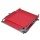 Gartenliege Sonnendach Rot 189x58x27cm Bild 5