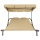 TecTake® Gartenliege Doppel Sonnendach beige  Bild 2