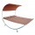 2er Gartenliege 200x200 Braun Bild 1