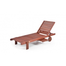 Hecht Gartenliege Merantiholz Bild 1