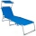 TecTake Gartenliege Sonnendach 190cm blau Bild 1