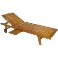 DIVERO Gartenliege Akazienholz Holz Bild 1