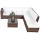 XINRO 19tlg.Gartenlounge Polyrattan braun Bild 3