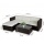 Gartenlounge Braun Polyrattan Bild 2