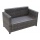 Gartenlounge Sitzgruppe Rattan brown Bild 2