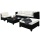 TecTake Gartenlounge Polyrattan schwarz Bild 2