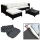 TecTake Gartenlounge Polyrattan schwarz Bild 4