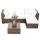15tlg.Gartenlounge braun Polyrattan Bild 1