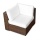 15tlg.Gartenlounge braun Polyrattan Bild 5