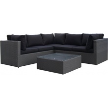 Gartenlounge Polyrattan Bild 1