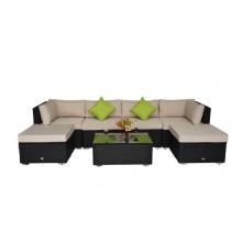 Gartenlounge Polyrattan 21 tlg.Rattan Bild 1