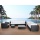 Gartenlounge  schwarz Rattan Bild 1