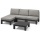 Allibert Gartenlounge Rattanoptik Kunststoff graphit Bild 1