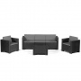 Gartenlounge Anthrazit Bild 1