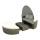 Gartenlounge grau beige Polyrattan Bild 1