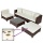 TecTake Gartenlounge braun Bild 2