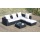 Ambientehome Gartenlounge Polyrattan schwarz 6tlg. Bild 2
