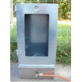Rucherofen Edelstahl mit Sichtscheibe und Gasheizung 2500W von FreyZeit Bild 1