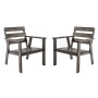 Ambientehome Doppel Gartensessel Taupegrau Bild 1