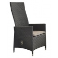Polyrattan Gartensessel grau meliert Bild 1