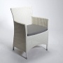 Destiny Gartensessel Wei Polyrattan Bild 1