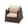 aniba Design Gartensessel Polyrattan braun Bild 2