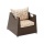 aniba Design Gartensessel Polyrattan braun Bild 5
