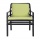 Gartensessel 71x70x84cm anthrazit lime Bild 1