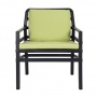 Gartensessel 71x70x84cm anthrazit lime Bild 1