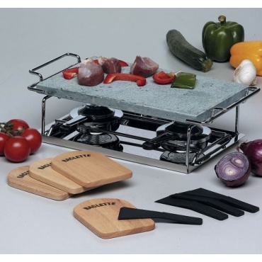 Kela 66510 Heier Stein Gourmet, 6-teilig, Tischgrill  Bild 1
