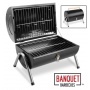 Banquet Klappbarer Holzkohle-Tischgrill mit zwei Grillflchen Bild 1