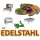 XXL CAMPING Edelstahl Grill Holzkohle Tischgrill Klappgrill von BTV Bild 1