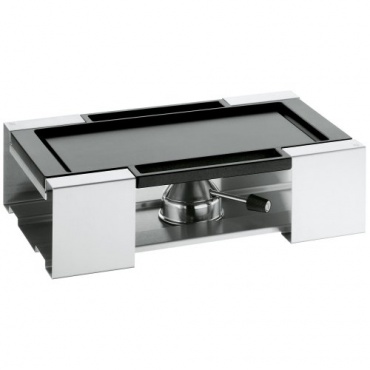 WMF 1790036030 Basis-Set Grillen COOK 2-teilig, Rechaud und Grillplatte, Tischgrill Bild 1