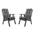 Ambientehome GArtensthle Taupegrau 2er Set Bild 1