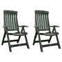 Gartensthle 2er Set Kunststoff Grn Bild 1