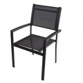Gartensthle 4er Set Schwarz Bild 1