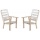 Ambientehome Gartenstuhl 2er Set natur Bild 1