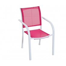 Dehner Gartenstuhl pink Bild 1