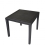 Gartentisch Schwarz 79x79cm Bild 1