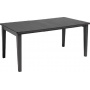 JARDIN Gartentisch 165x95cm Vollkunststoff graphit Bild 1