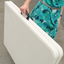 Gartentisch 183x75x74cm Creme hell  Bild 1