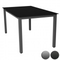 Gartentisch Aluminium Dunkelgrau 147x87cm Bild 1